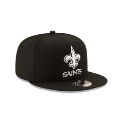 New Orleans Saints Basic Black & White 9FIFTY Snapback Hat