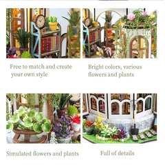 Hanging Garden DIY Mini House Kit l DIY Miniature Kit