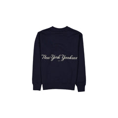 New York Yankees Relaxed Navy Crewneck