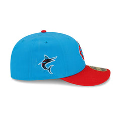 Miami Marlins City Connect Low Profile 59FIFTY Fitted Hat