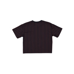 Houston Astros Throwback Women's Cropped Pinstripe T-Shirt