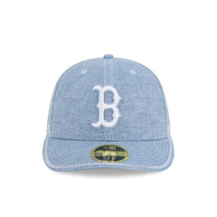 Boston Red Sox Hand Stitched Chambray Low Profile 59FIFTY Fitted Hat