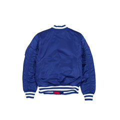 Alpha Industries x Chicago Cubs Blue MA-1 Bomber Jacket