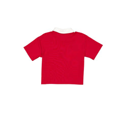 Philadelphia Phillies Throwback Women's Cropped Polo