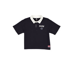 Dallas Cowboys Throwback Women's Cropped Polo