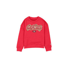 San Francisco 49ers Flip Sequin Girls Crewneck