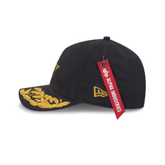 Alpha Industries x Dallas Cowboys Black 9FORTY M-Crown A-Frame Snapback Hat