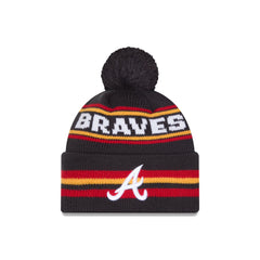 Atlanta Braves Classic Pom Knit Hat