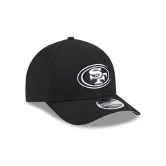 San Francisco 49ers Black & White 9FORTY M-Crown A-Frame Snapback Hat