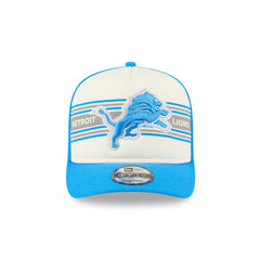 Detroit Lions Banner 9FIFTY A-Frame Trucker Hat