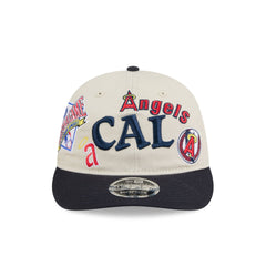 Los Angeles Angels Scattered Patches Retro Crown 9FIFTY Snapback Hat