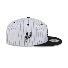 San Antonio Spurs Deceptor Pinstripe 9FIFTY Snapback Hat