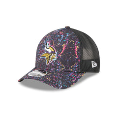 Minnesota Vikings 2025 Crucial Catch 9FORTY M-Crown A-Frame Trucker Hat