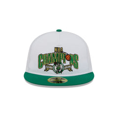 Boston Celtics Champions White Retro Crown 59FIFTY Fitted Hat