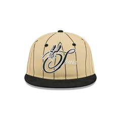 San Antonio Spurs Pinstripe Script Retro Crown 9FIFTY Adjustable Hat