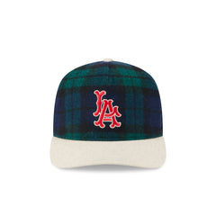 Los Angeles Angels Plaid Letterman 19TWENTY Adjustable Hat