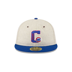 Chicago Cubs Wool Letterman Retro Crown 59FIFTY Fitted Hat