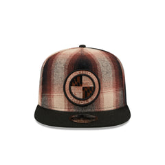 Baltimore Orioles Grunge Plaid 9FIFTY A-Frame Adjustable Hat