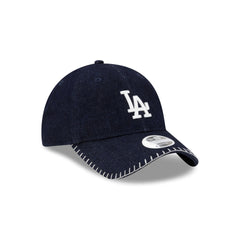 Los Angeles Dodgers Navy Denim Stitch Women's 9TWENTY Adjustable Hat