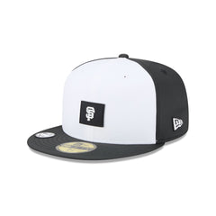 San Francisco Giants 2026 Clubhouse Black & White 59FIFTY Fitted Hat