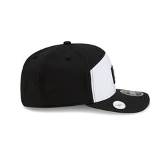 Los Angeles Dodgers 2026 Clubhouse Black & White Split Panel 9SEVENTY Stretch-Snap Hat
