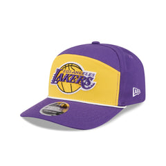 Los Angeles Lakers Split Panel 9SEVENTY Stretch-Snap Hat