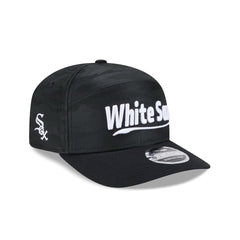 Chicago White Sox Black Camo Split Panel 9SEVENTY Stretch-Snap Hat