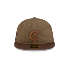 Chicago Cubs Utility Linen Retro Crown 59FIFTY Fitted Hat