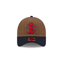 Boston Red Sox Three Looms Wool Pinstripe 9FORTY A-Frame Snapback Hat