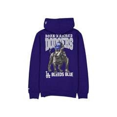 Born x Raised x Los Angeles Dodgers Bleeds Blue Hoodie