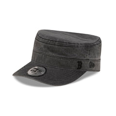 Boston Red Sox Pigment Dye Black Military Cap