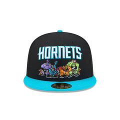 Space Jam x Charlotte Hornets Monstars Black 59FIFTY Fitted Hat