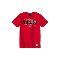San Francisco 49ers Throwback Pinstripe Varsity T-Shirt