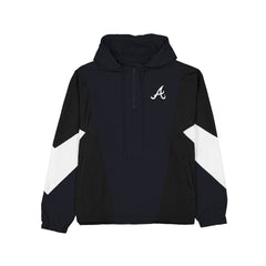 Atlanta Braves Multicolor Quarter Zip Windbreaker