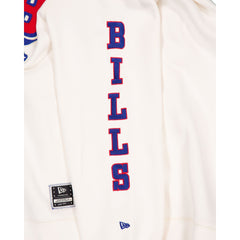 Buffalo Bills Women's Chrome White Varsity Crewneck