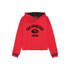 San Francisco 49ers Women's Collegiate Cropped Hoodie
