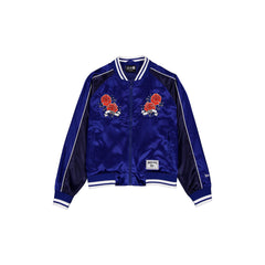 Toronto Blue Jays Women's Floral Satin Varsity Jacket