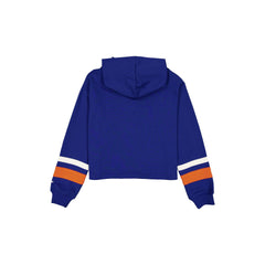 New York Knicks Women's Throwback Cropped Tie Hoodie