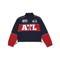 Atlanta Braves Women's Cropped Windbreaker