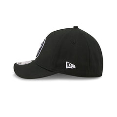Pittsburgh Steelers Poly Black & White 39THIRTY M-Crown A-Frame Stretch Fit Hat
