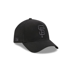 San Francisco Giants Waxed Canvas Black 59FORTY A-Frame Fitted Hat