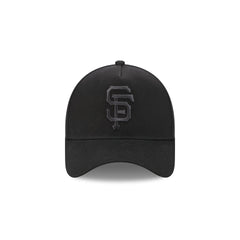 San Francisco Giants Waxed Canvas Black 59FORTY A-Frame Fitted Hat