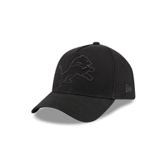 Detroit Lions Waxed Canvas Black 59FORTY A-Frame Fitted Hat