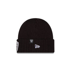 Las Vegas Raiders Rhinestone Badge Beanie Hat