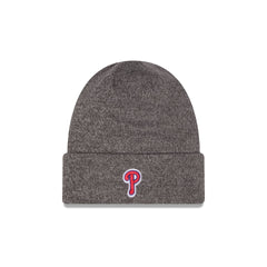 Philadelphia Phillies Heather Gray Tonal Beanie Hat
