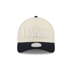 New York Yankees Two Tone Chrome Women's 9FORTY M-Crown A-Frame Snapback Hat