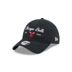 Chicago Bulls Script Wordmark Casual Classic Adjustable Hat