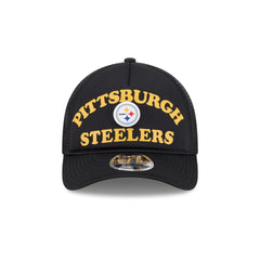 Pittsburgh Steelers Button 9FORTY M-Crown A-Frame Trucker Hat