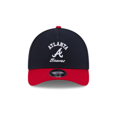 Atlanta Braves Arched Graphic 9FORTY M-Crown A-Frame Snapback Hat