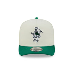 Boston Celtics Statement Back Chrome White 9FIFTY A-Frame Snapback Hat